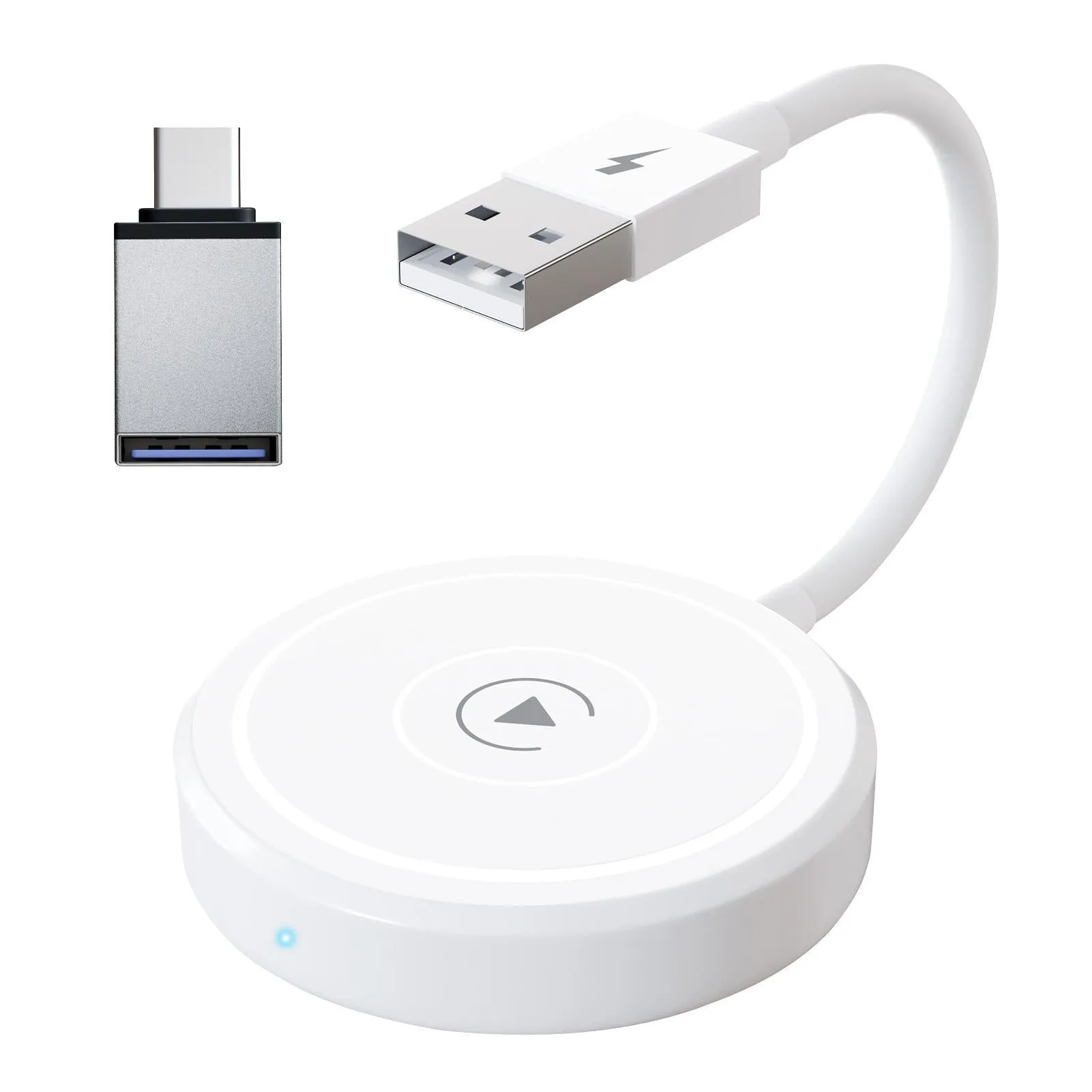Car Adapter Dongle for Carplay Wire-Controlled to Wireless