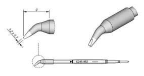 Cartridge Bent 1.2 x 0.7-10PK