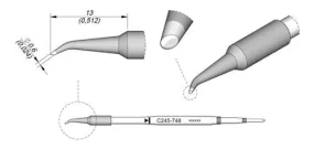 Cartridge Bent Bevel Ø 0.6 S1-10PK