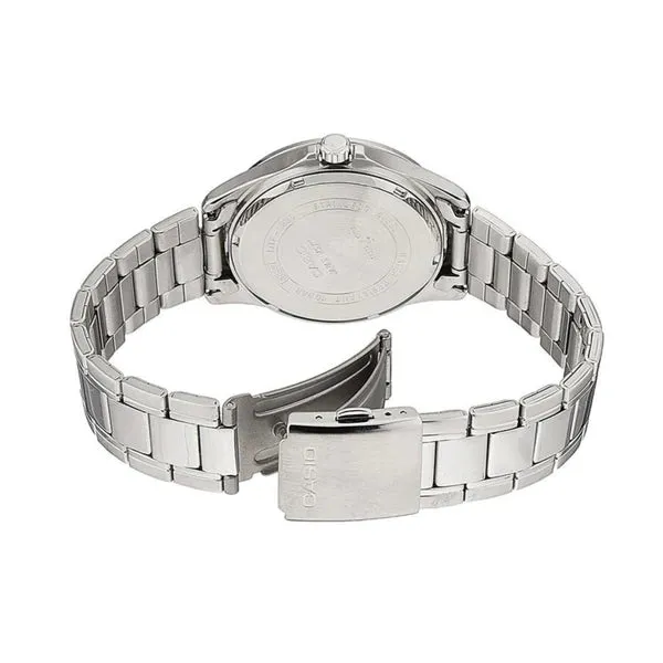 Casio Enticer Analog Stainless Steel White Men's Watch| MTP-1384D-7AVDF