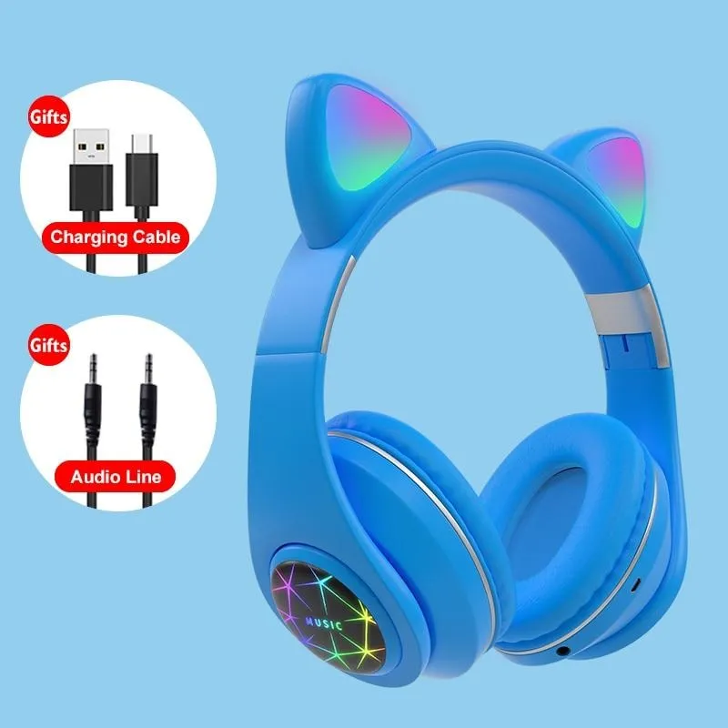 Cat Ears Bluetooth Headphone