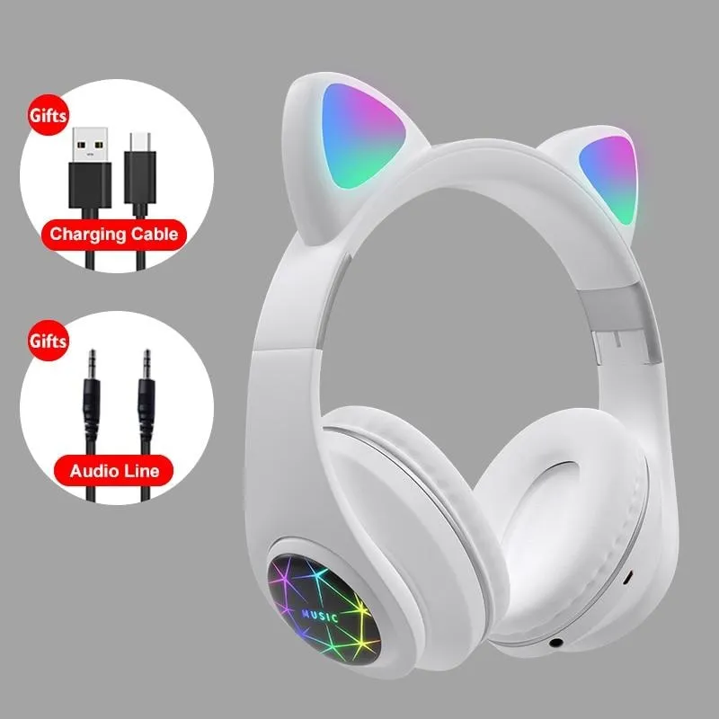 Cat Ears Bluetooth Headphone