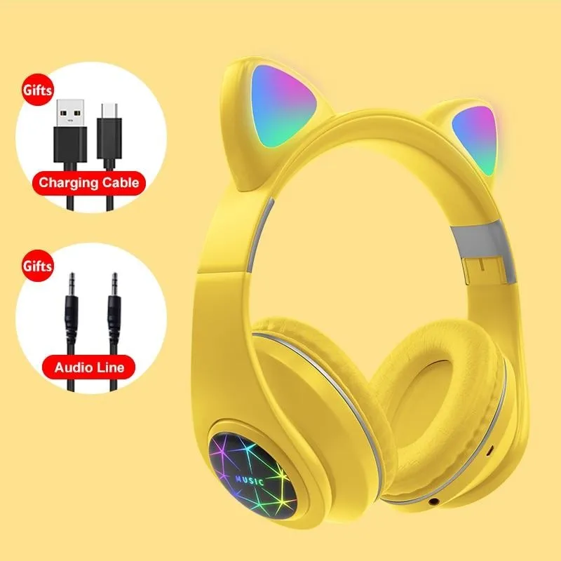 Cat Ears Bluetooth Headphone