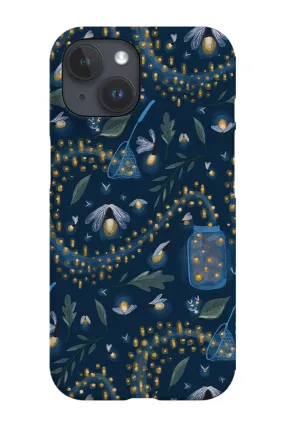 Catching Fireflies by Becca Story Smith Phone Case (Blue)