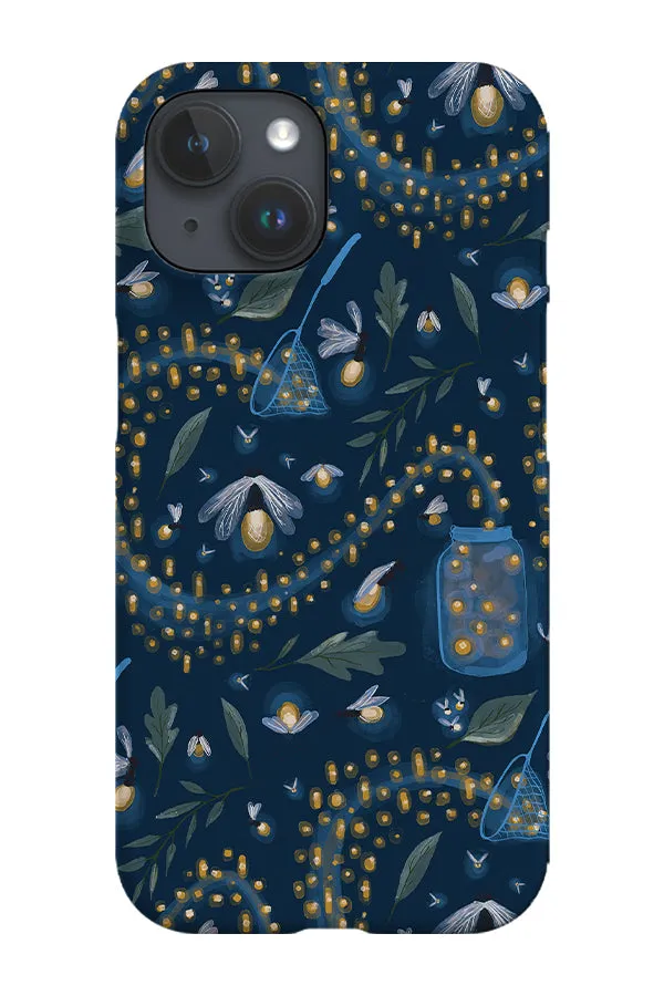 Catching Fireflies by Becca Story Smith Phone Case (Blue)