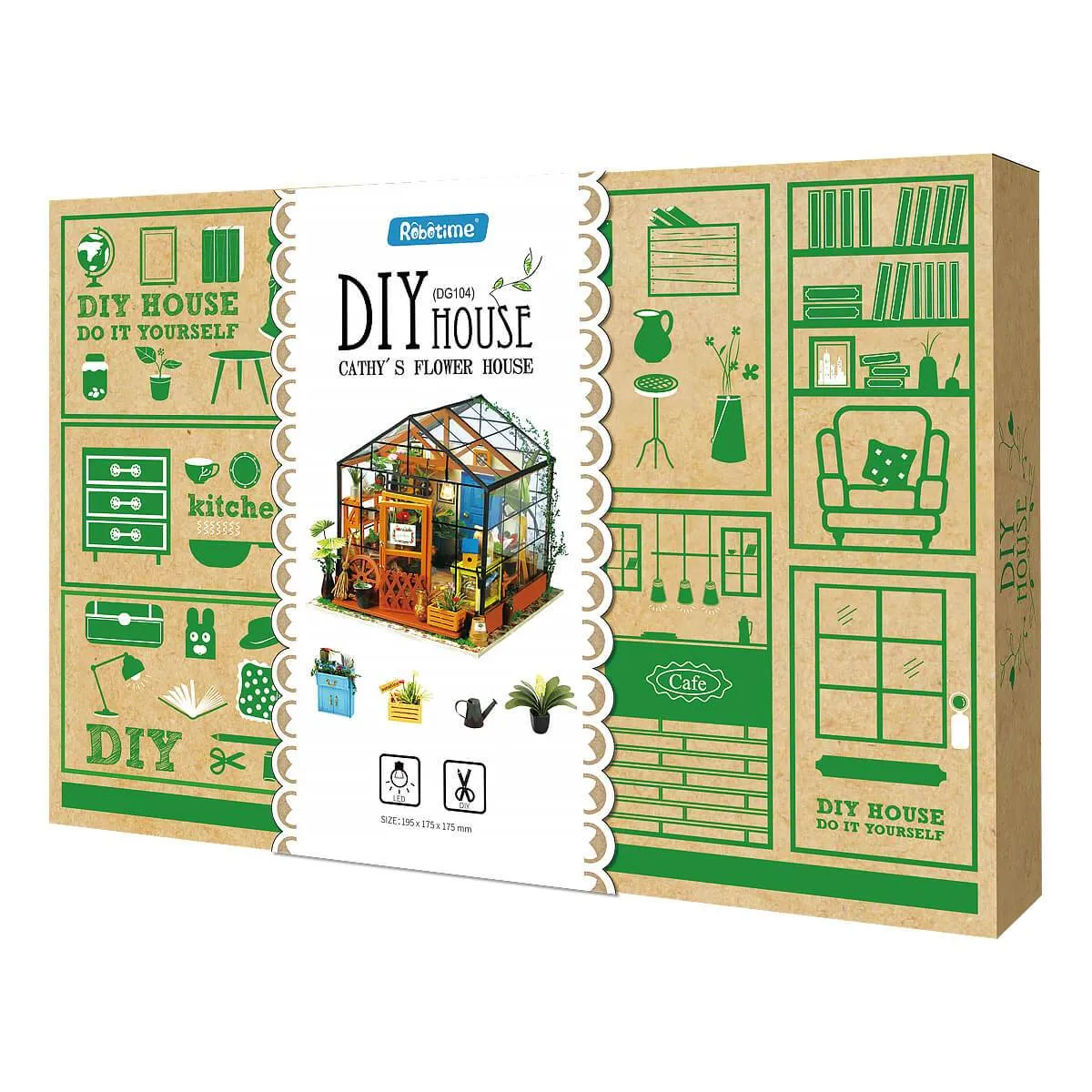 Cathy's Flower House DG104 Greenhouse Miniature