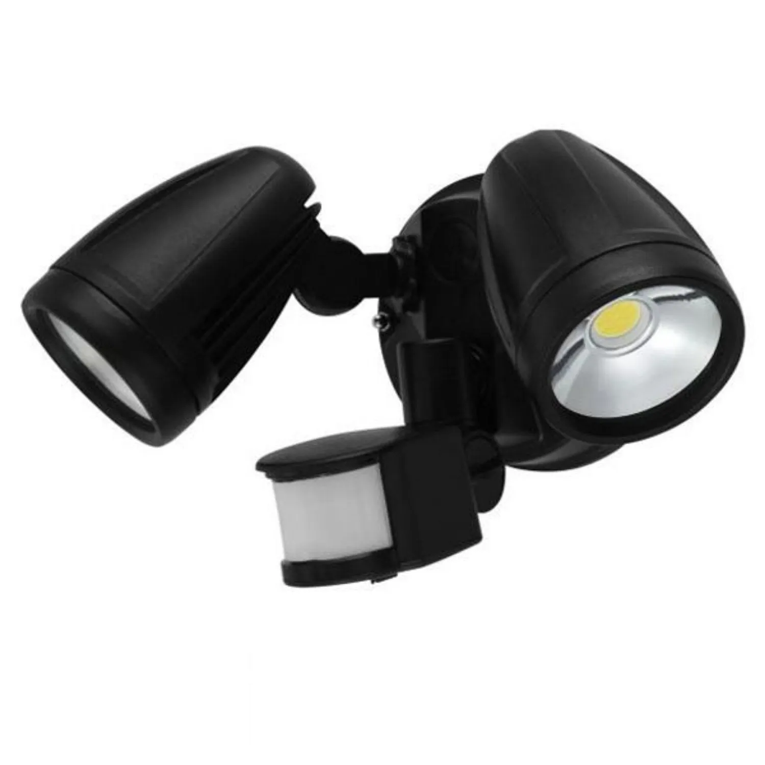 Chopper Outdoor LED Wall Light 2Lt CCT 30w with Sensor in Black or White