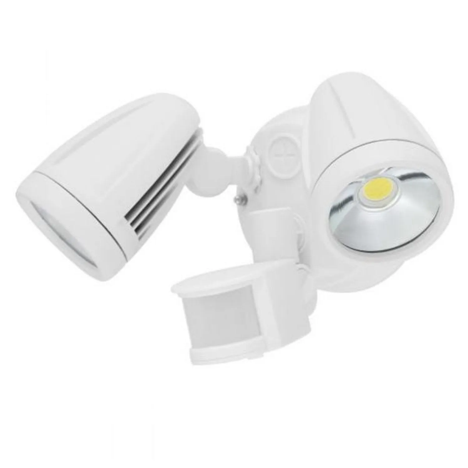 Chopper Outdoor LED Wall Light 2Lt CCT 30w with Sensor in Black or White