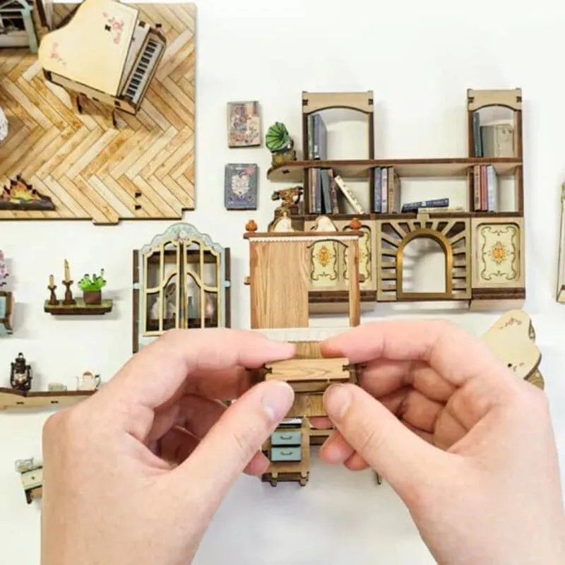 Countryside Diary: Garden Diorama Wooden LED Book Nook DIY Kit