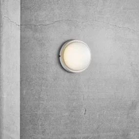 Cuba Energy LED Outdoor Wall Light Round 6.5w in White