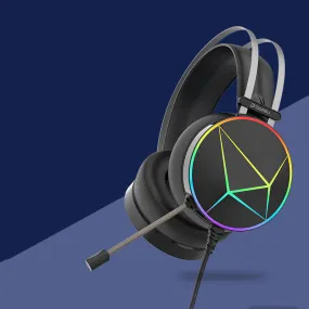 DAREU Wired Gaming Headset | Noise-Canceling, RGB Lighting | PC & Laptop Compatible