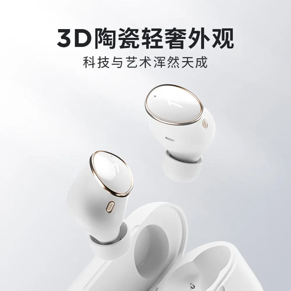 DOUBLE Wireless headphones 1MORE EVO EH902 with noise reduction, white