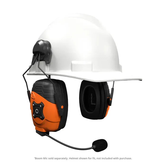 Earmuffs - ISOtunes LINK 2.0 Helmet Mount Earmuff, Safety Orange, IT-70