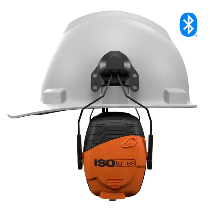 Earmuffs - ISOtunes LINK 2.0 Helmet Mount Earmuff, Safety Orange, IT-70