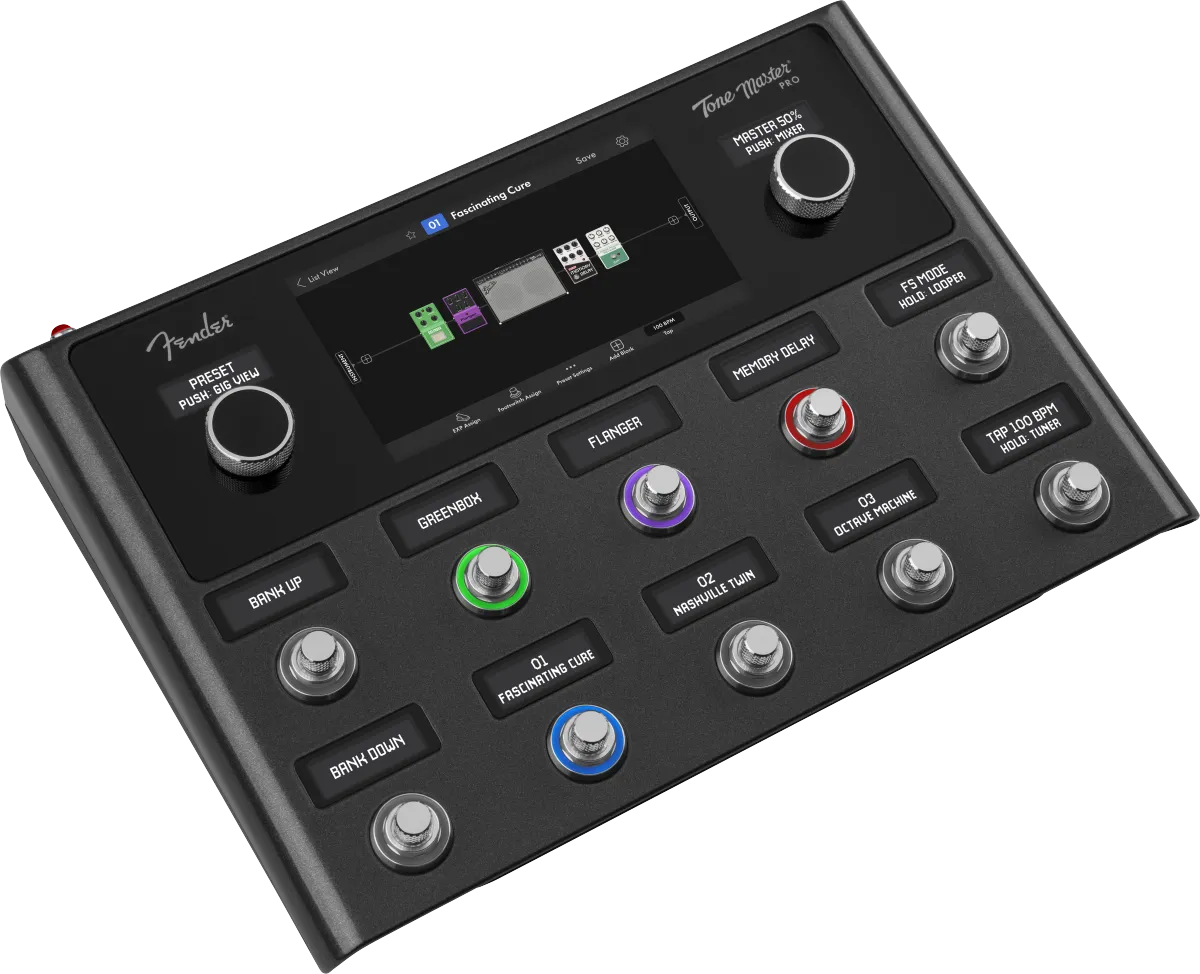 Fender Tone Master Pro - Digital Multi-Effect Amp Modeller Pedalboard