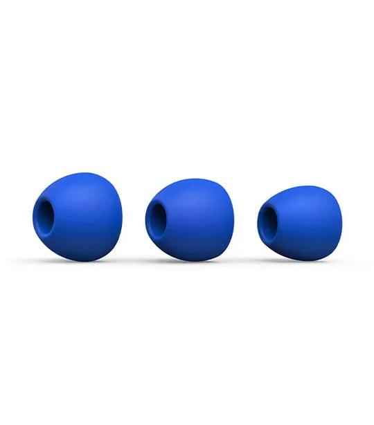 Flat Cable In-Ear Headset Blue