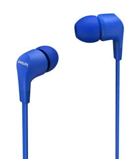 Flat Cable In-Ear Headset Blue