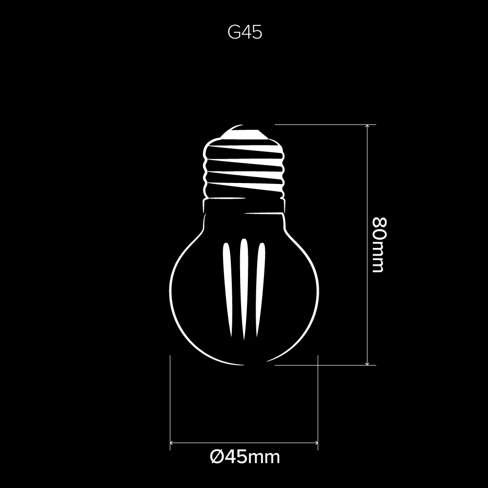 G45 3W E27 2200K 24V