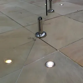 Glow LED inground Light 3w 3000k in Stainless Steel