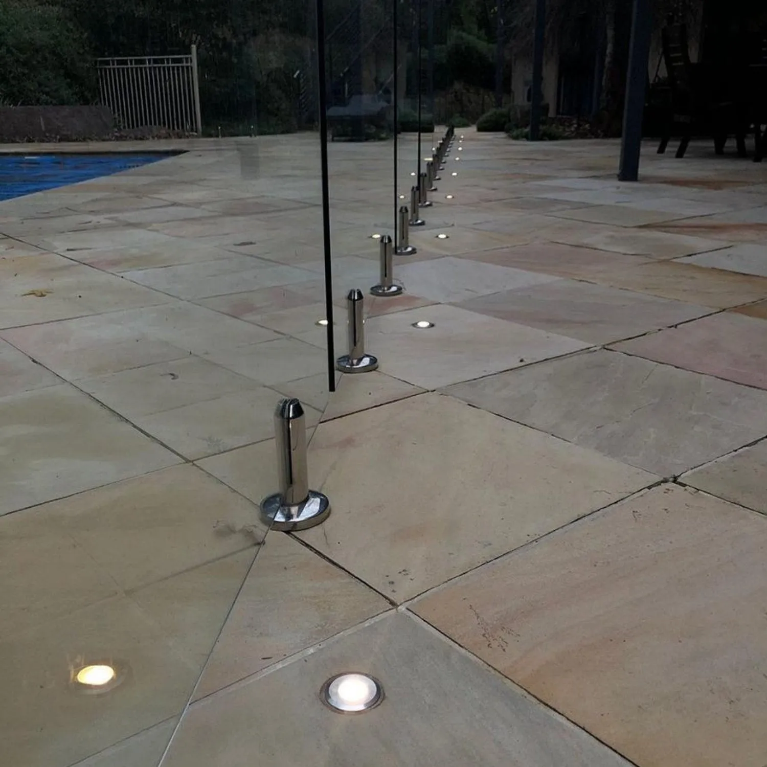 Glow LED inground Light 3w 3000k in Stainless Steel