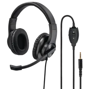 Hama HS-P350 Over-Ear PC Office Stereo Headset - Black | 419705