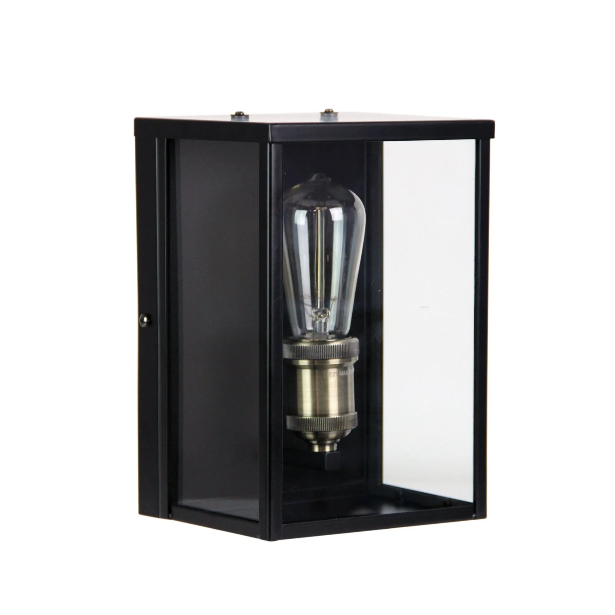 Hamptons Outdoor Wall Light Hamptons Style in Black