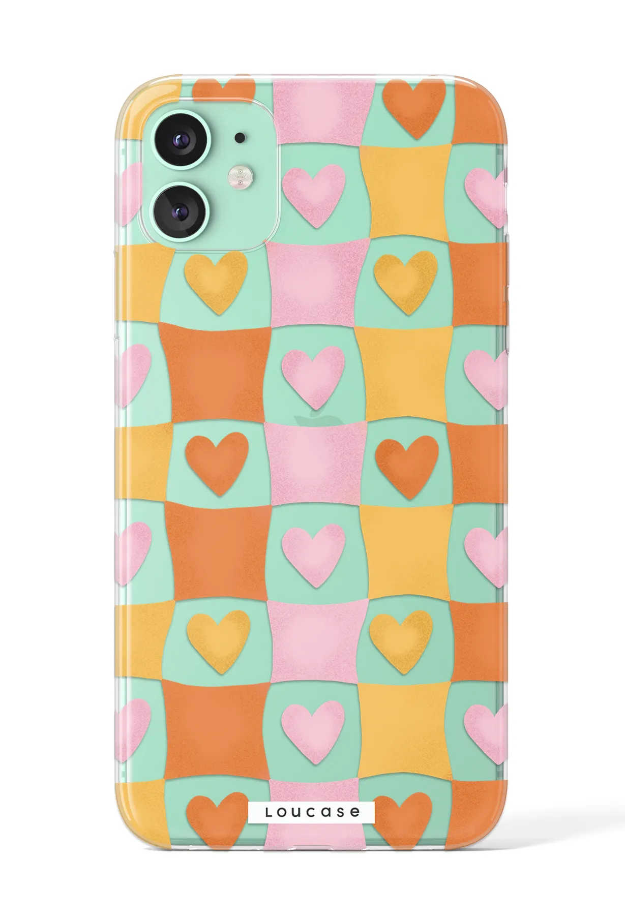 Heart Plaid - KLEARLUX™ Special Edition Tangy Love Collection Phone Case | LOUCASE