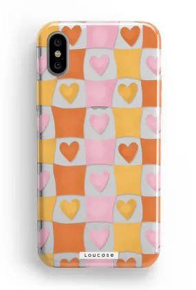 Heart Plaid - KLEARLUX™ Special Edition Tangy Love Collection Phone Case | LOUCASE