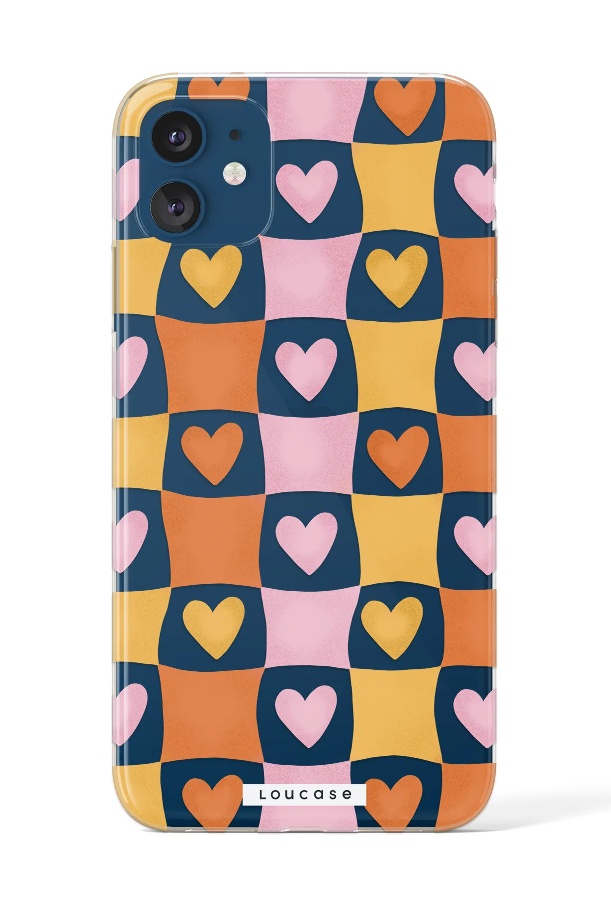 Heart Plaid - KLEARLUX™ Special Edition Tangy Love Collection Phone Case | LOUCASE