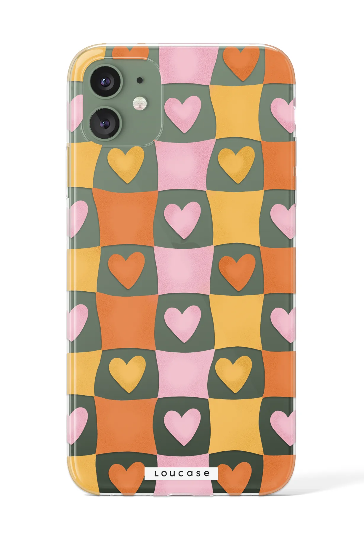 Heart Plaid - KLEARLUX™ Special Edition Tangy Love Collection Phone Case | LOUCASE