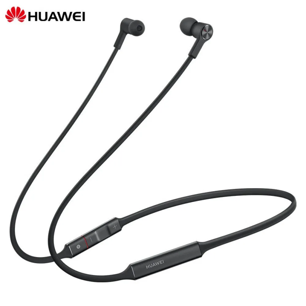 HUAWEI FreeLace Wireless Headphones with Active Noise Canceling, Black