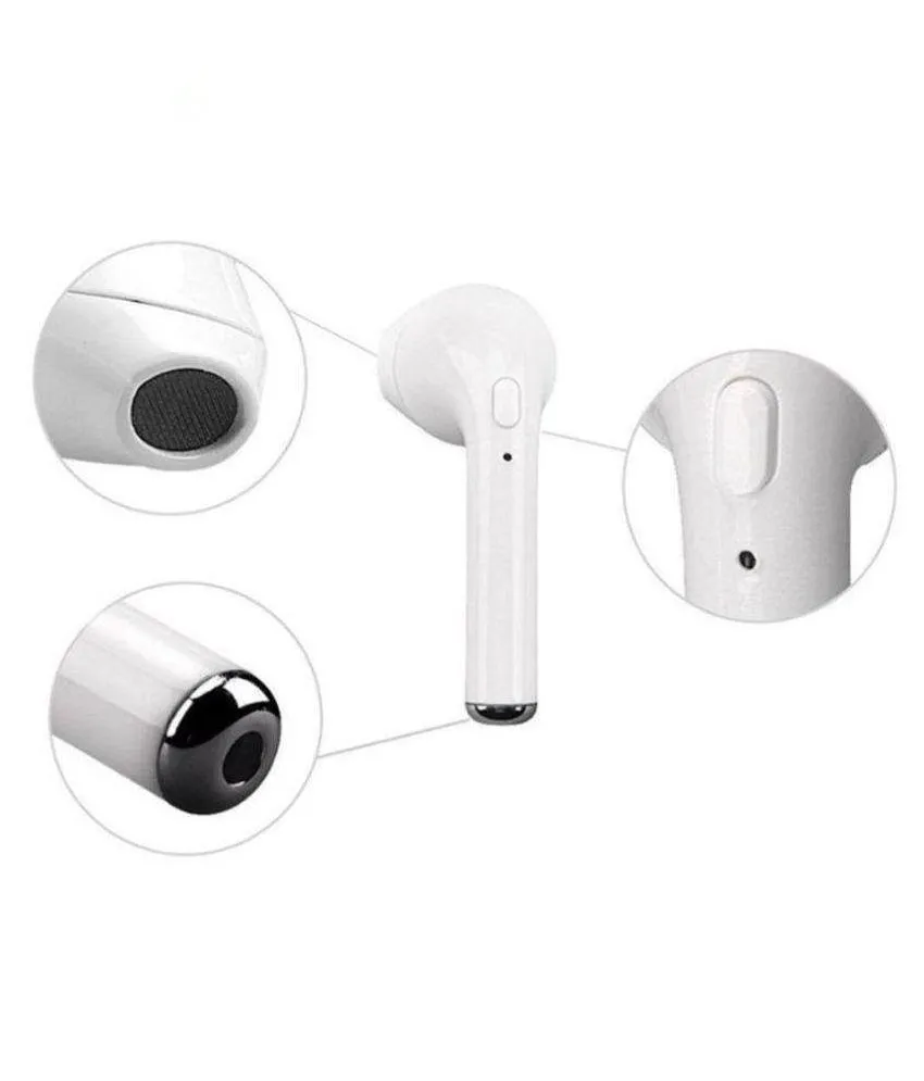 I7 Single Bluetooth In Ear Wireless Earphones With Mic