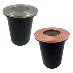 inground Up Lighters Small Round Open Faceplates 12v MR16