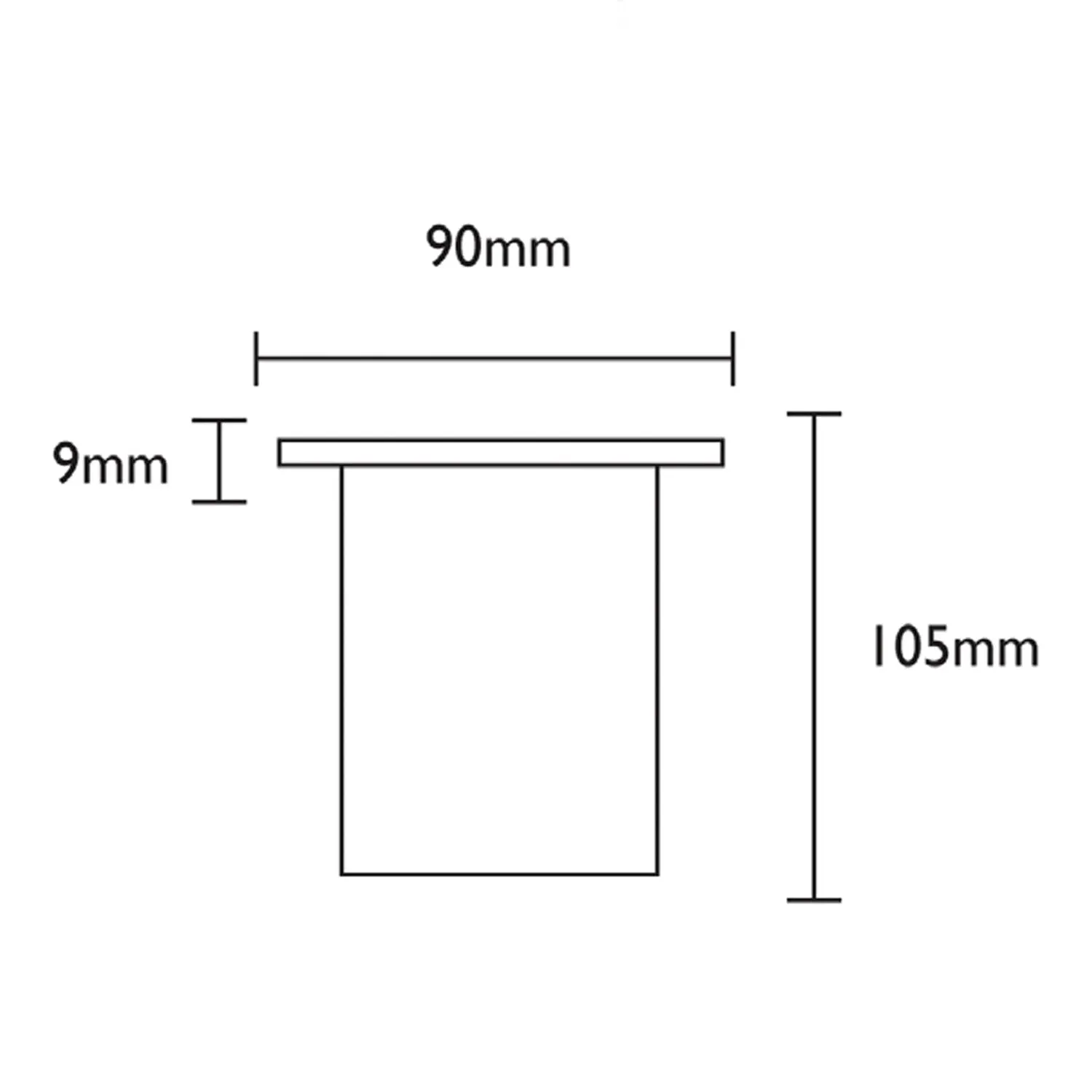 inground Up Lighters Small Round Open Faceplates 12v MR16