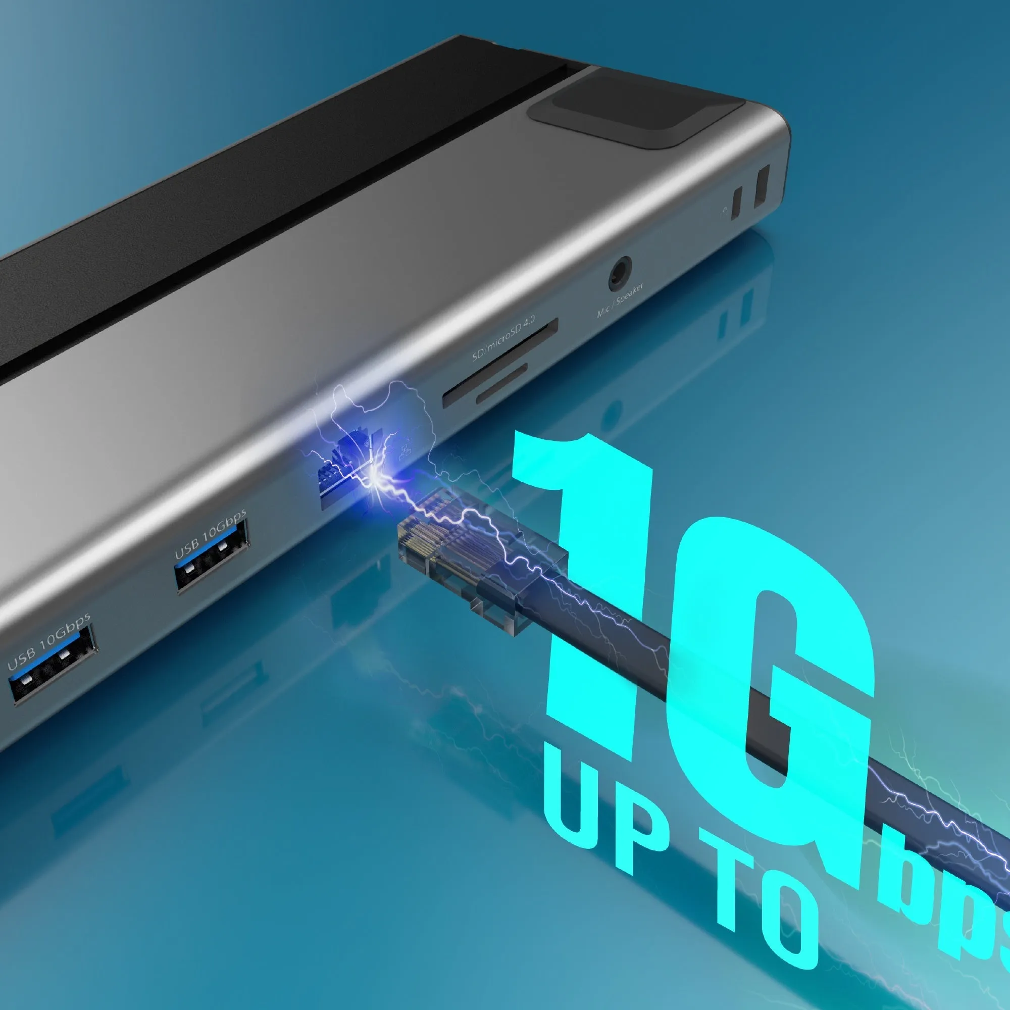 j5create USB4® Triple 4K Display Docking Station, JCD554