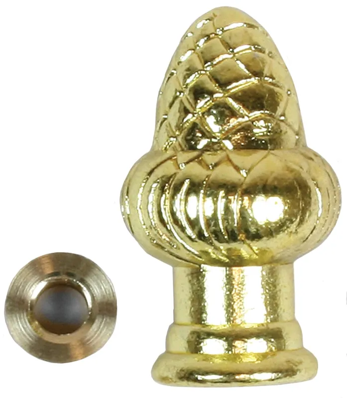 Jandorf 60104 Lamp Finial, Brass :CD: QUANTITY: 1