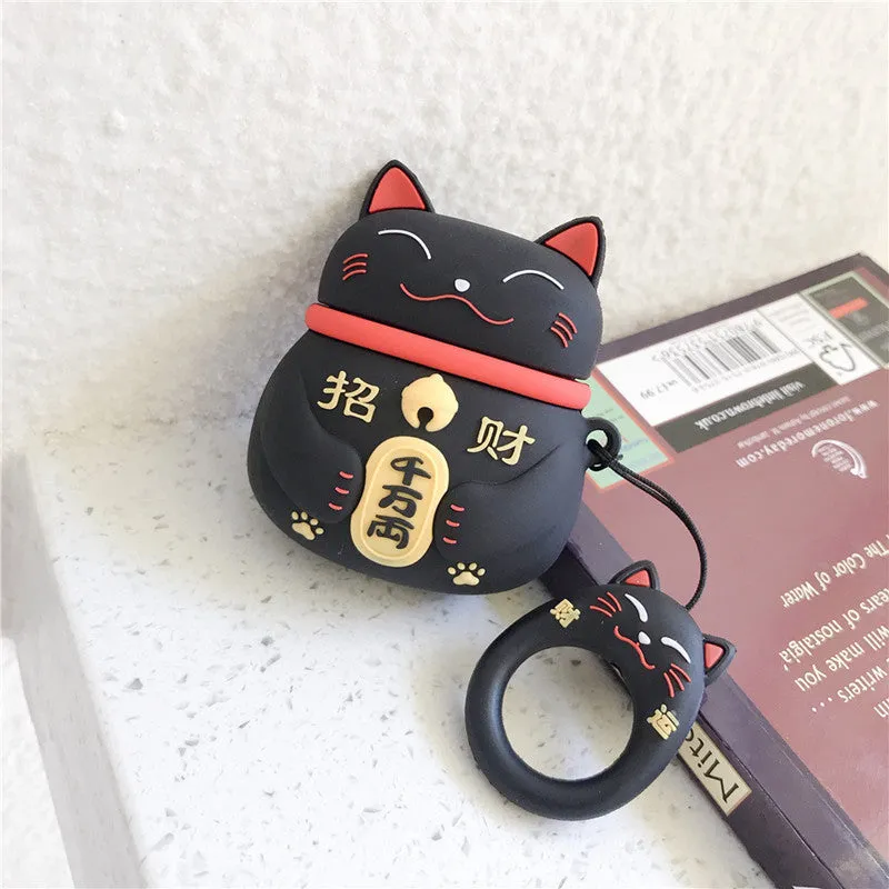 Kawaii Cat Trio AirPod Cases