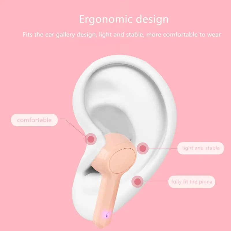 Kawaii Cat Wireless Bluetooth 5.0 Earbuds