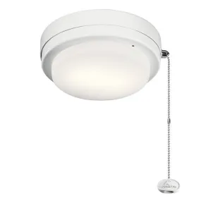 Kichler 338629MWH Arkwet™ Outdoor LED Fan Light Kit Matte White