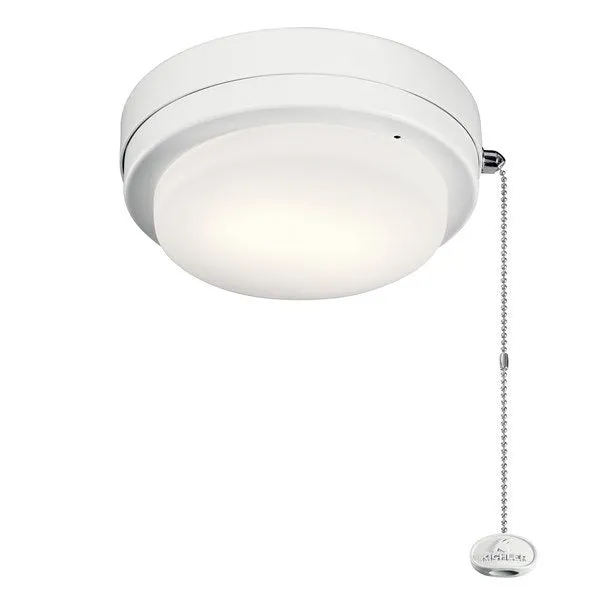 Kichler 338629MWH Arkwet™ Outdoor LED Fan Light Kit Matte White