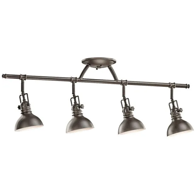 Kichler 7704 Hatteras Bay Fixed Rail 4-lt Semi Flush Mount