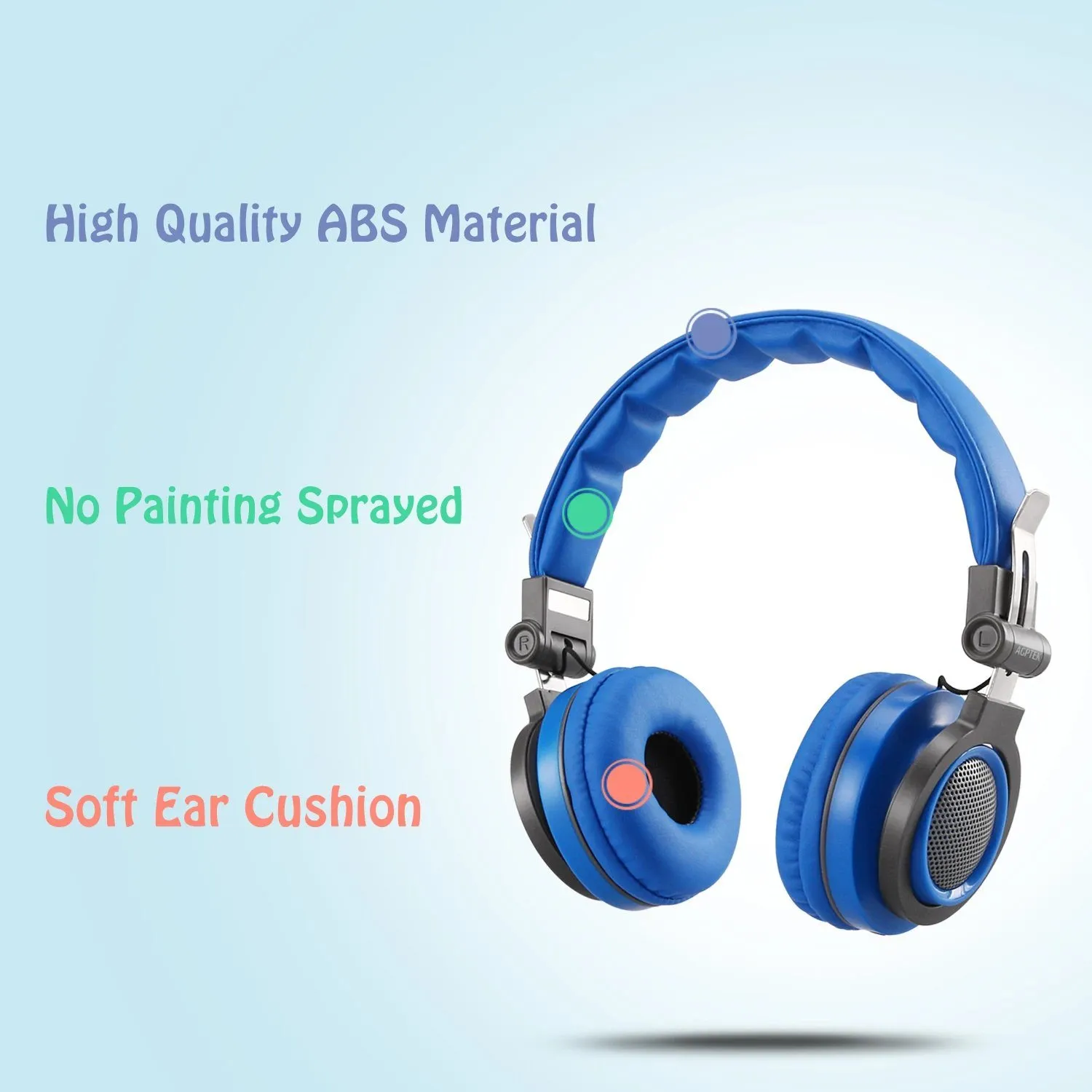 Kids Over Ear Wired Headsets with 85dB Volume Limit