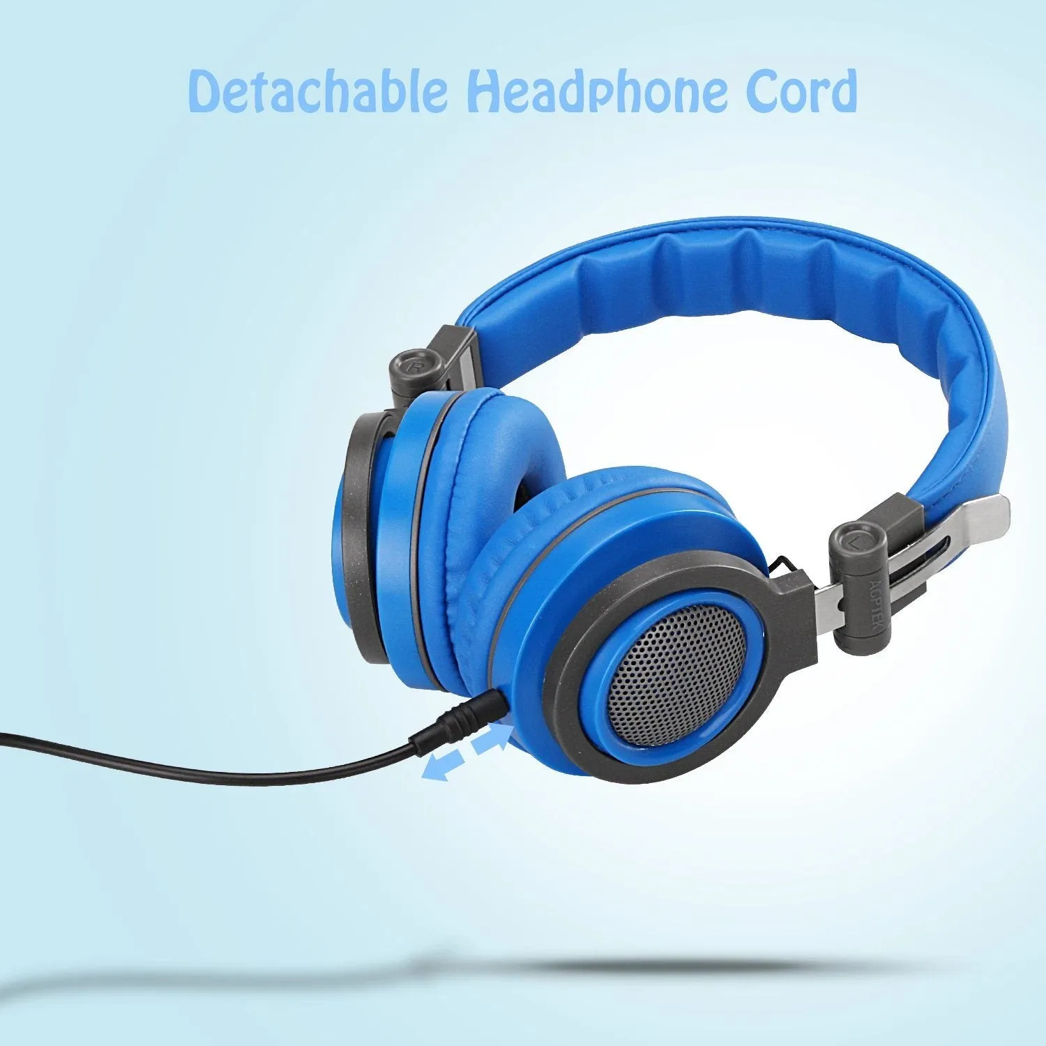 Kids Over Ear Wired Headsets with 85dB Volume Limit