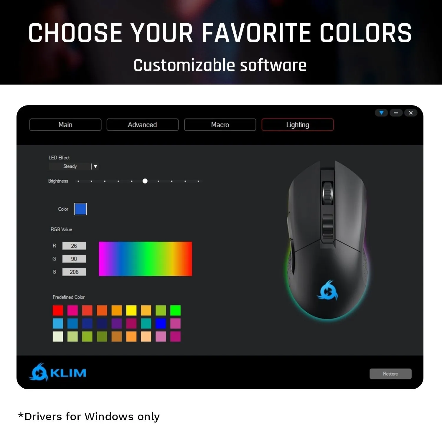 KLIM Blaze Wireless Gaming Mouse