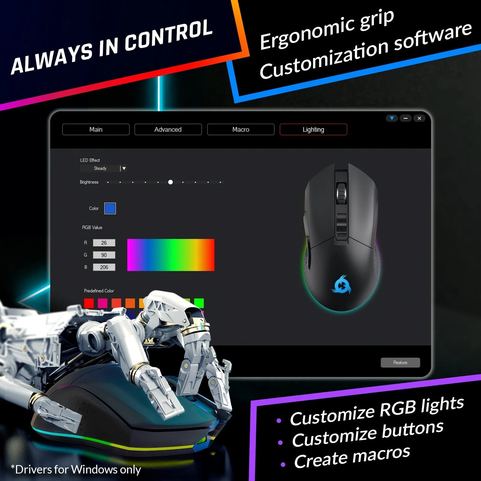 KLIM Blaze Wireless Gaming Mouse