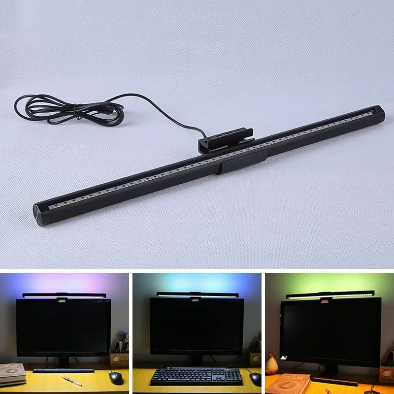 LED Monitor Lamp - No Screen Glare Monitor Lamp with USB Powered for Home and Office