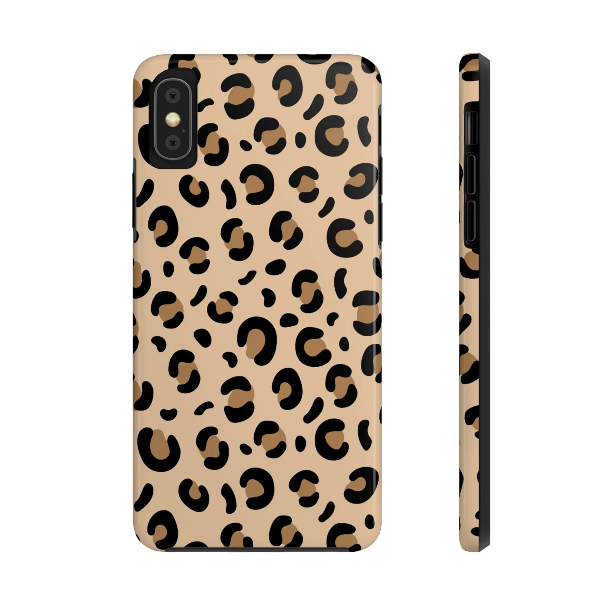 Leopard Print Stylish Cell Phone Case - Trendy and Fashionable Cover
