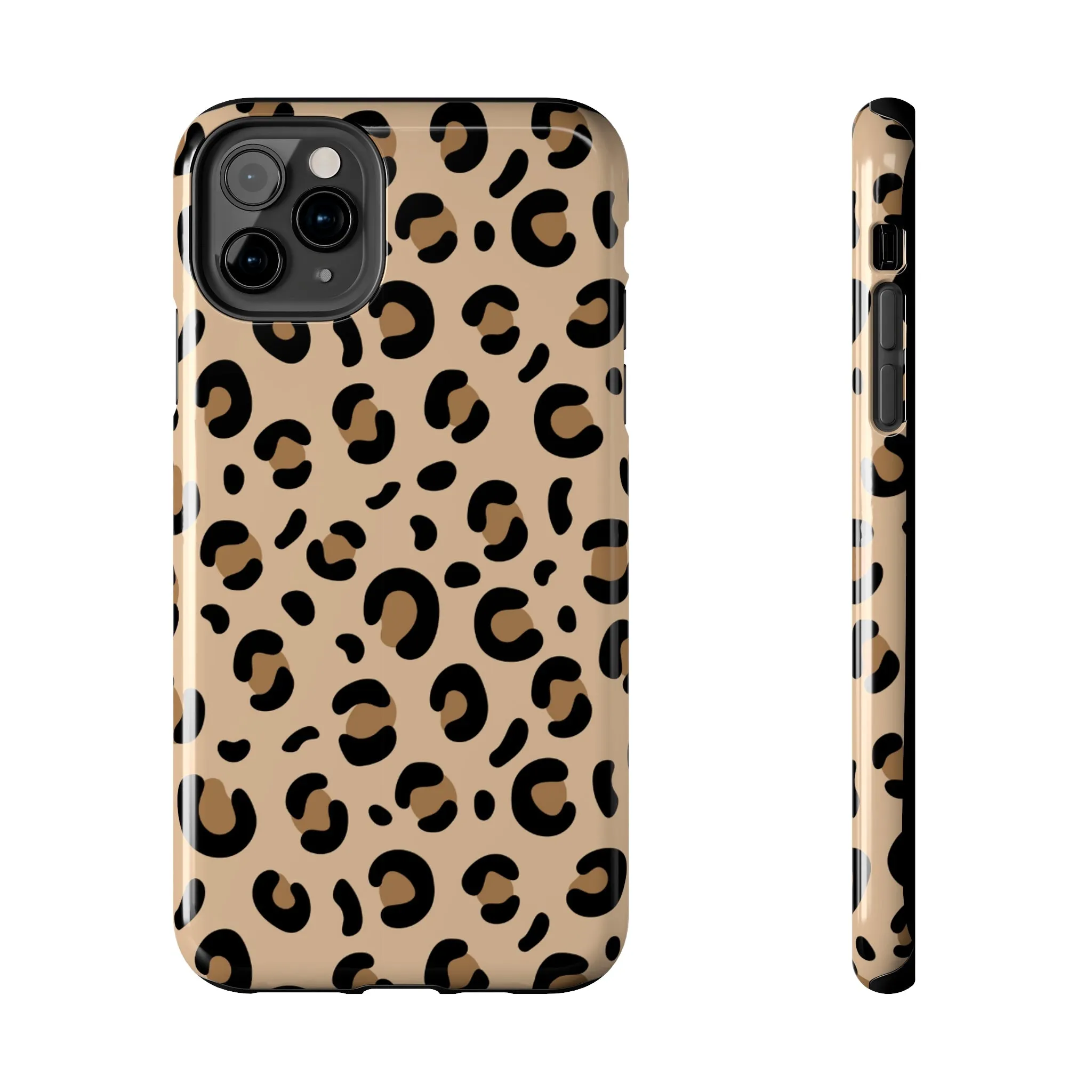 Leopard Print Stylish Cell Phone Case - Trendy and Fashionable Cover