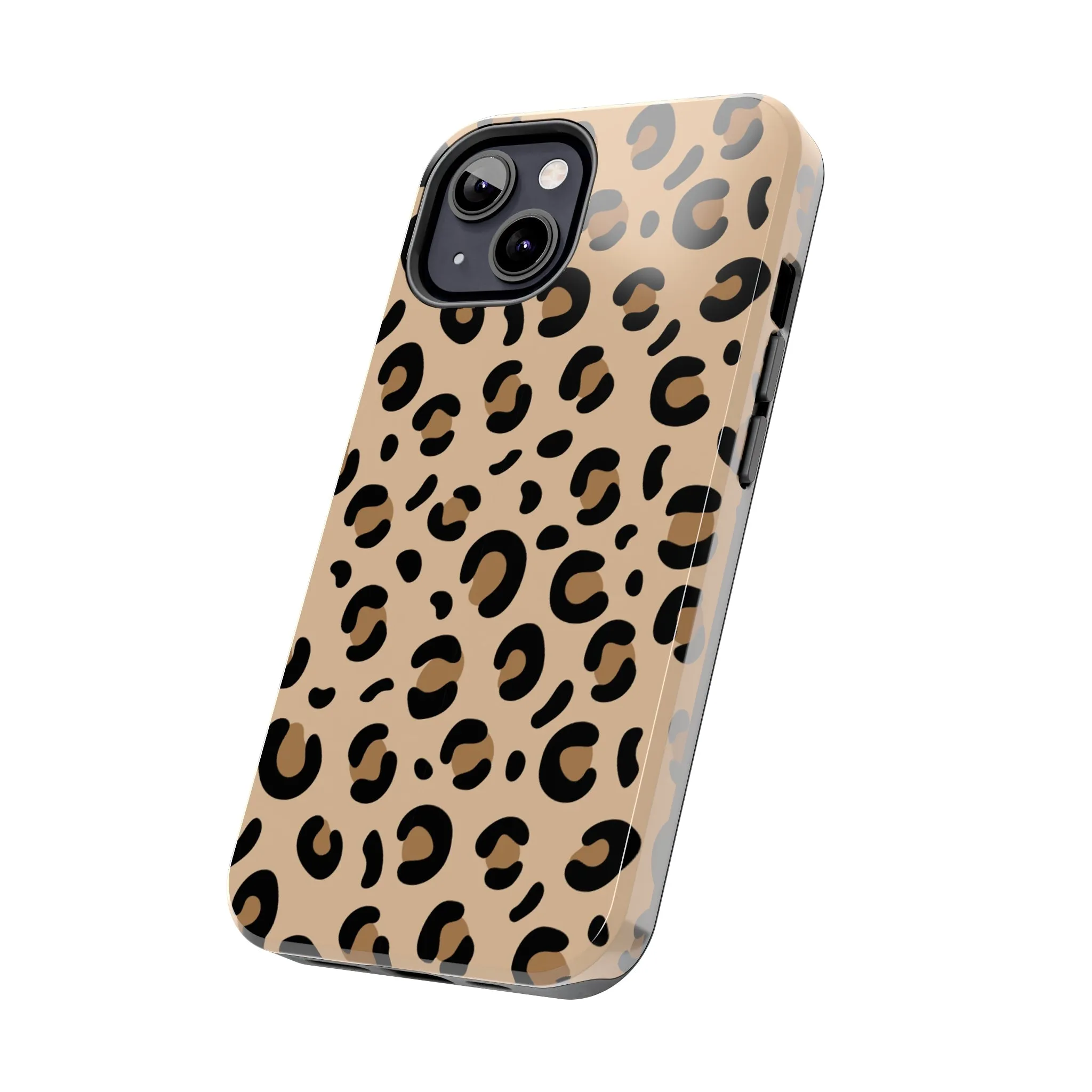 Leopard Print Stylish Cell Phone Case - Trendy and Fashionable Cover