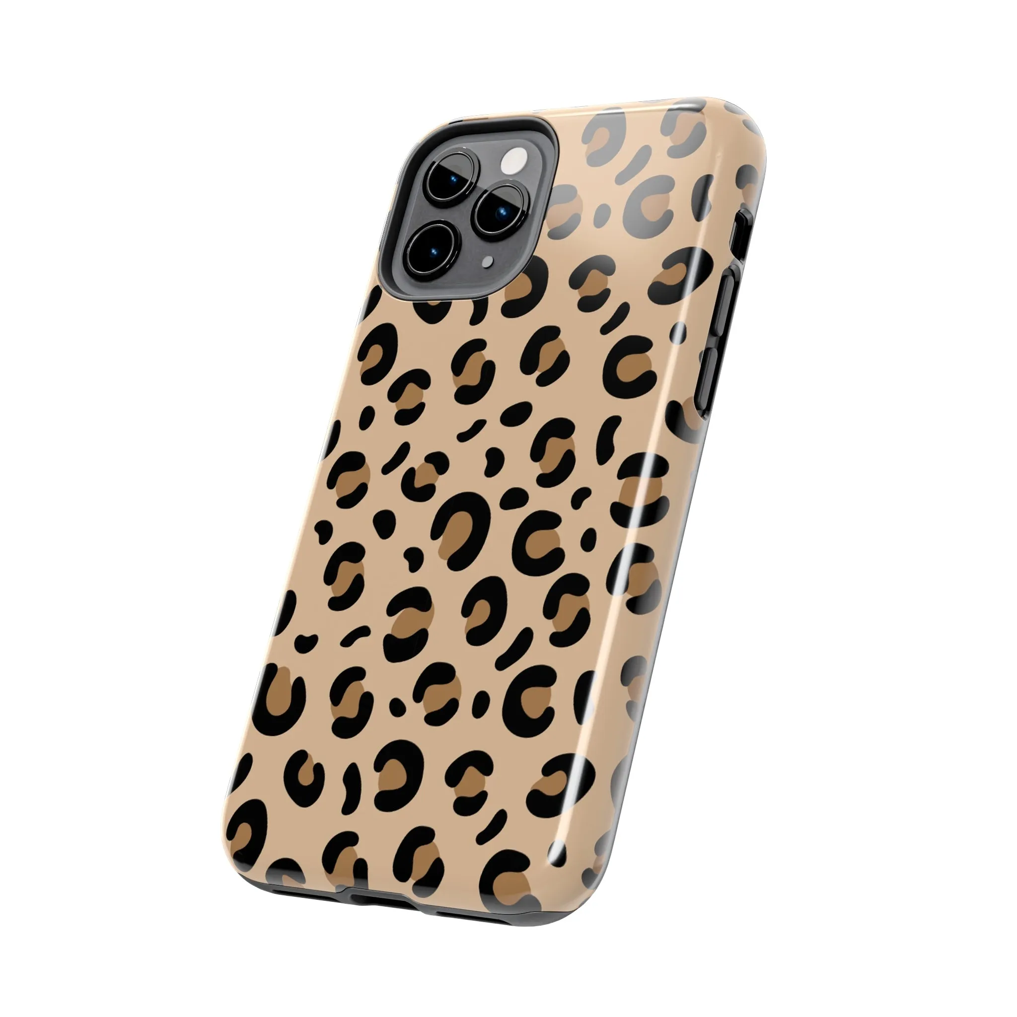 Leopard Print Stylish Cell Phone Case - Trendy and Fashionable Cover
